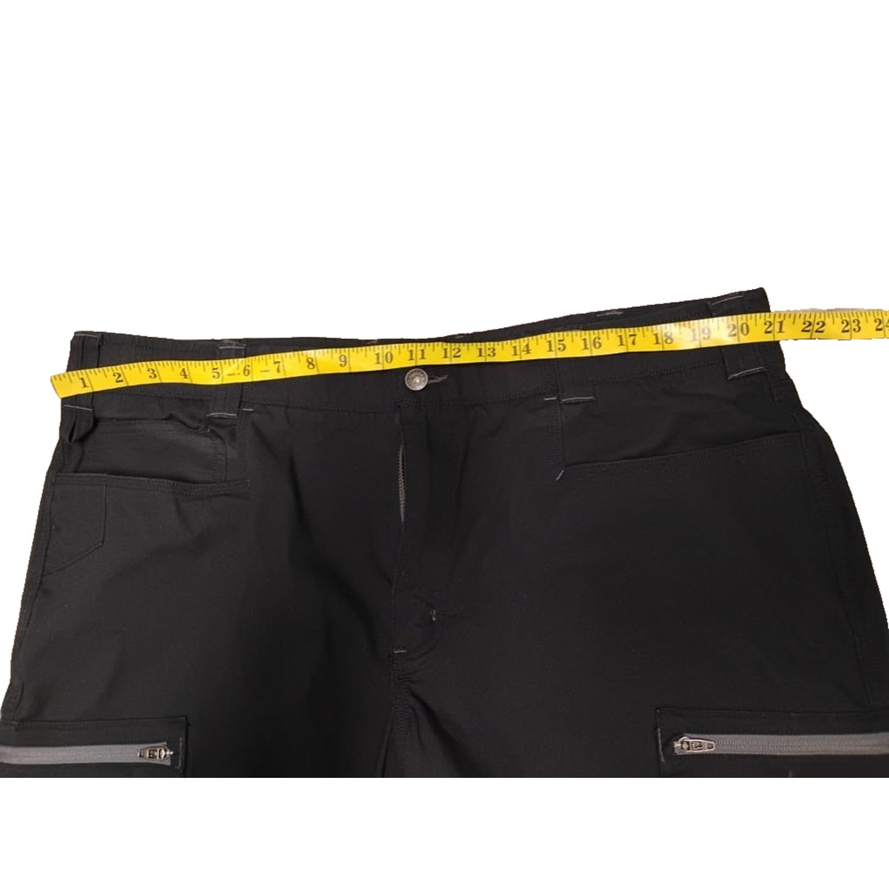 Alaskan Hardgear Mens Cargo Jeans black Stretch Zip Pocket Hiking Camping 42x32 - Picture 13 of 13
